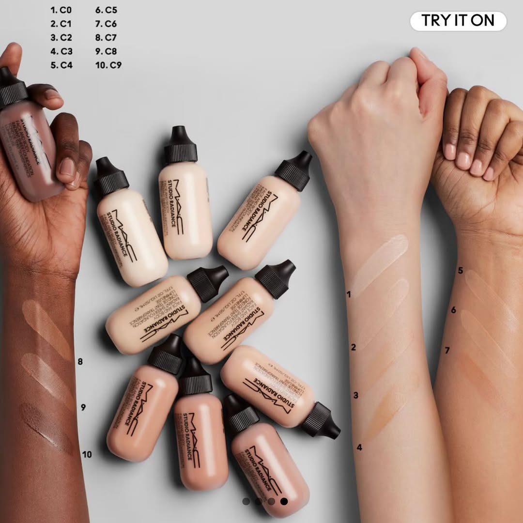 کرم پودر مک Studio Radiance شماره N4