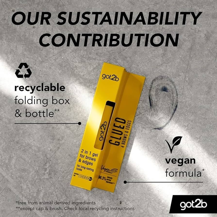 ژل ابرو ضدآب وگان Got2B با برس دوطرفه