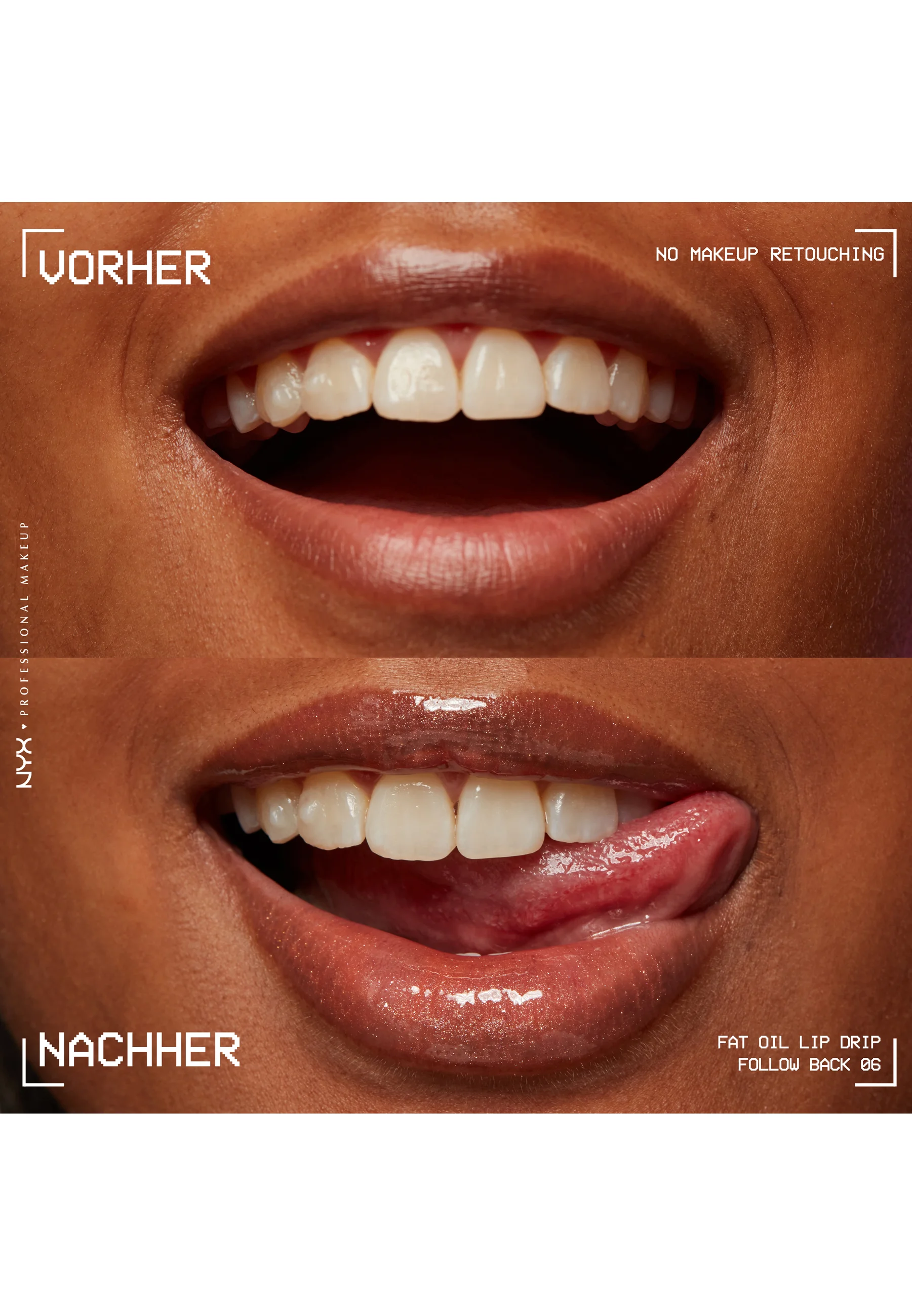 لیپ اویل نیکس فول‌سایز رنگ Follow Back