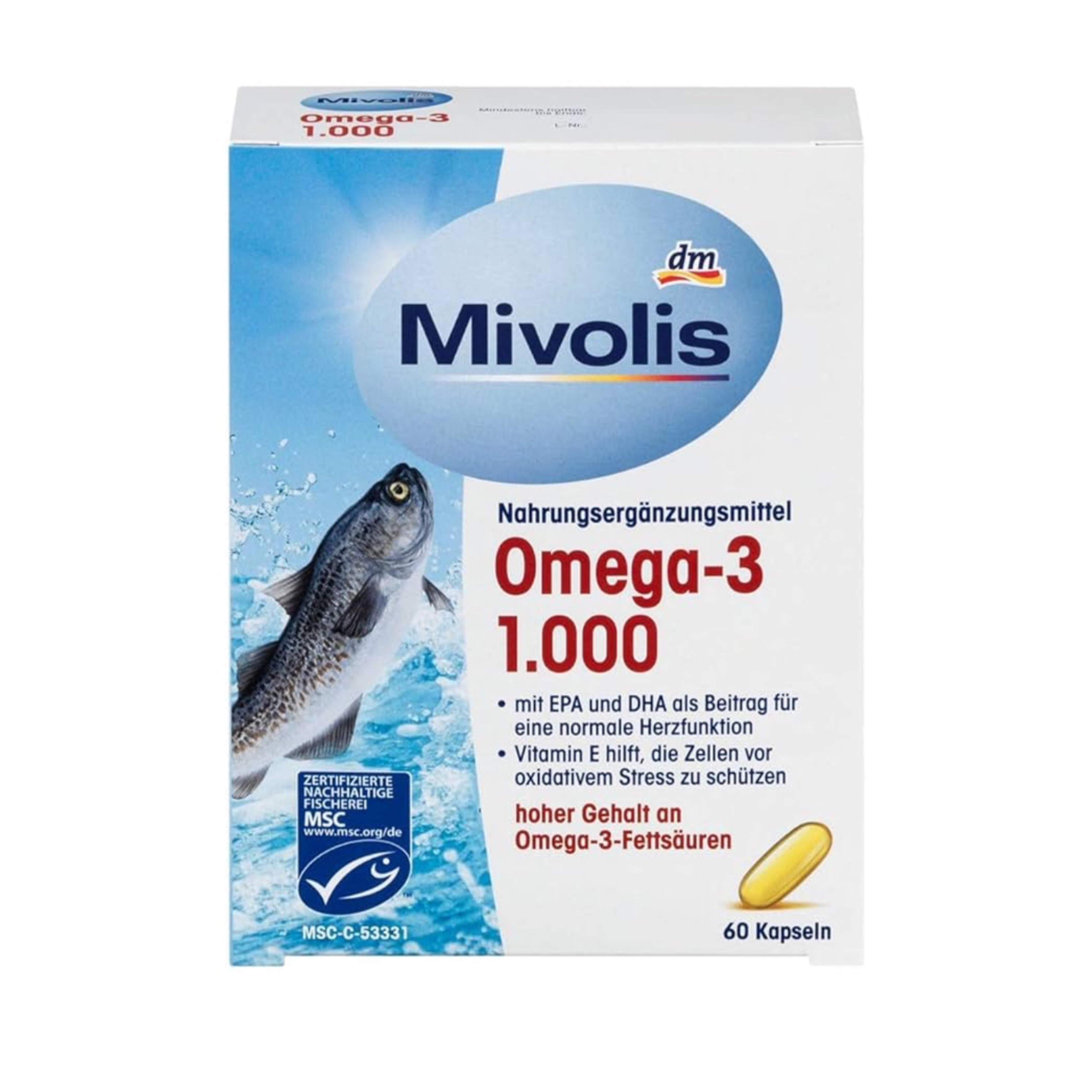 کپسول امگا 3 میوولیس بسته 60 عددی