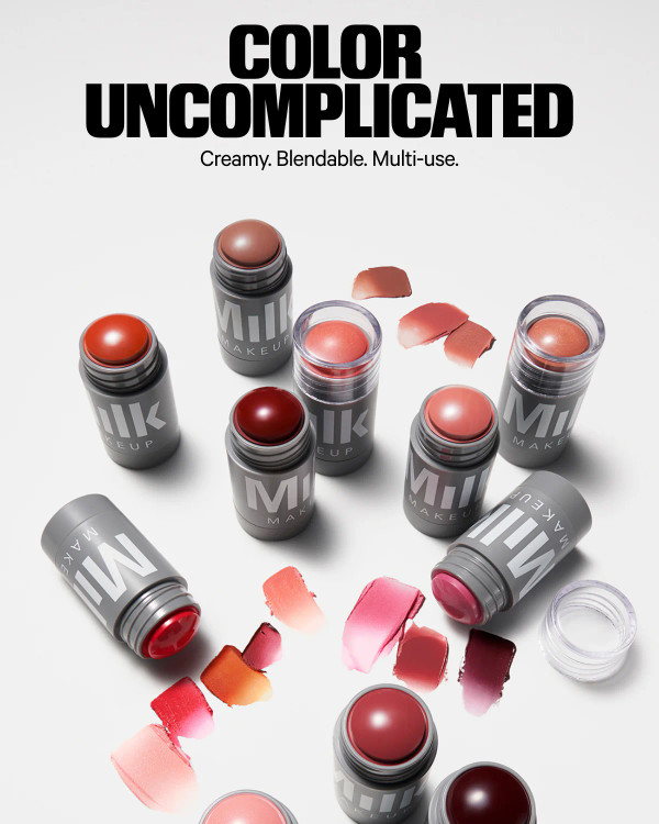 رژگونه طبیعی و رژ لب کرمی Milk رنگ Werk