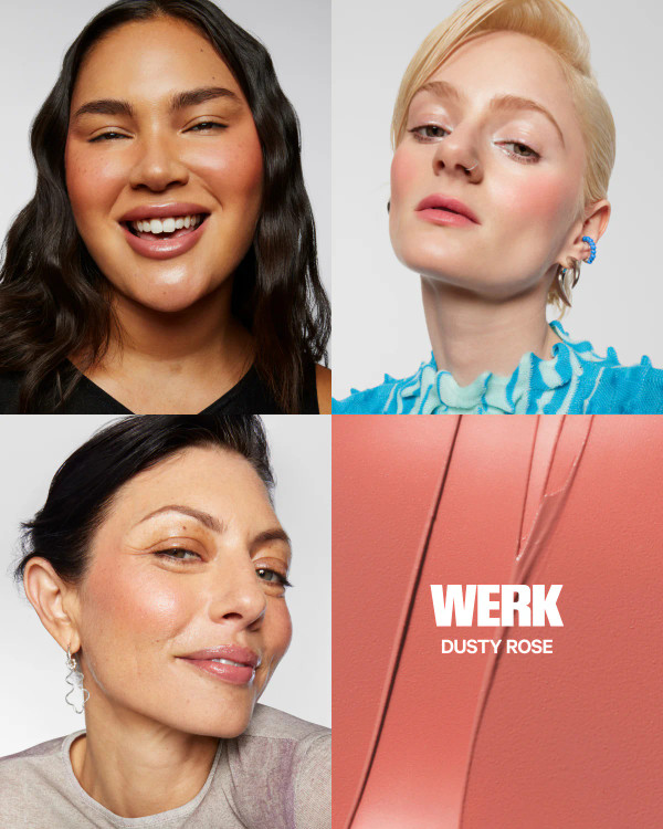 رژگونه و رژ لب کرمی میلک مدل Werk حجم ۶ میل