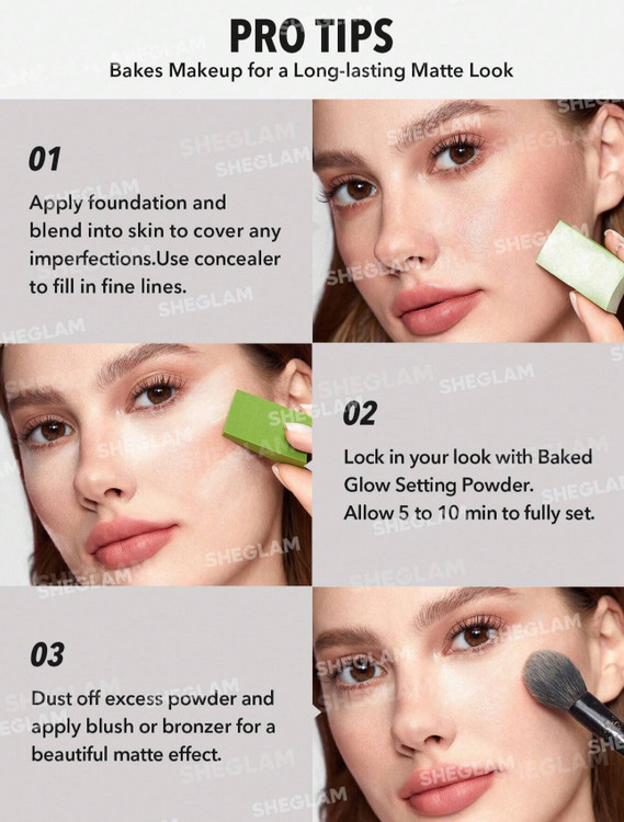 Sheglam Baked Glow Translucent loose setting powder