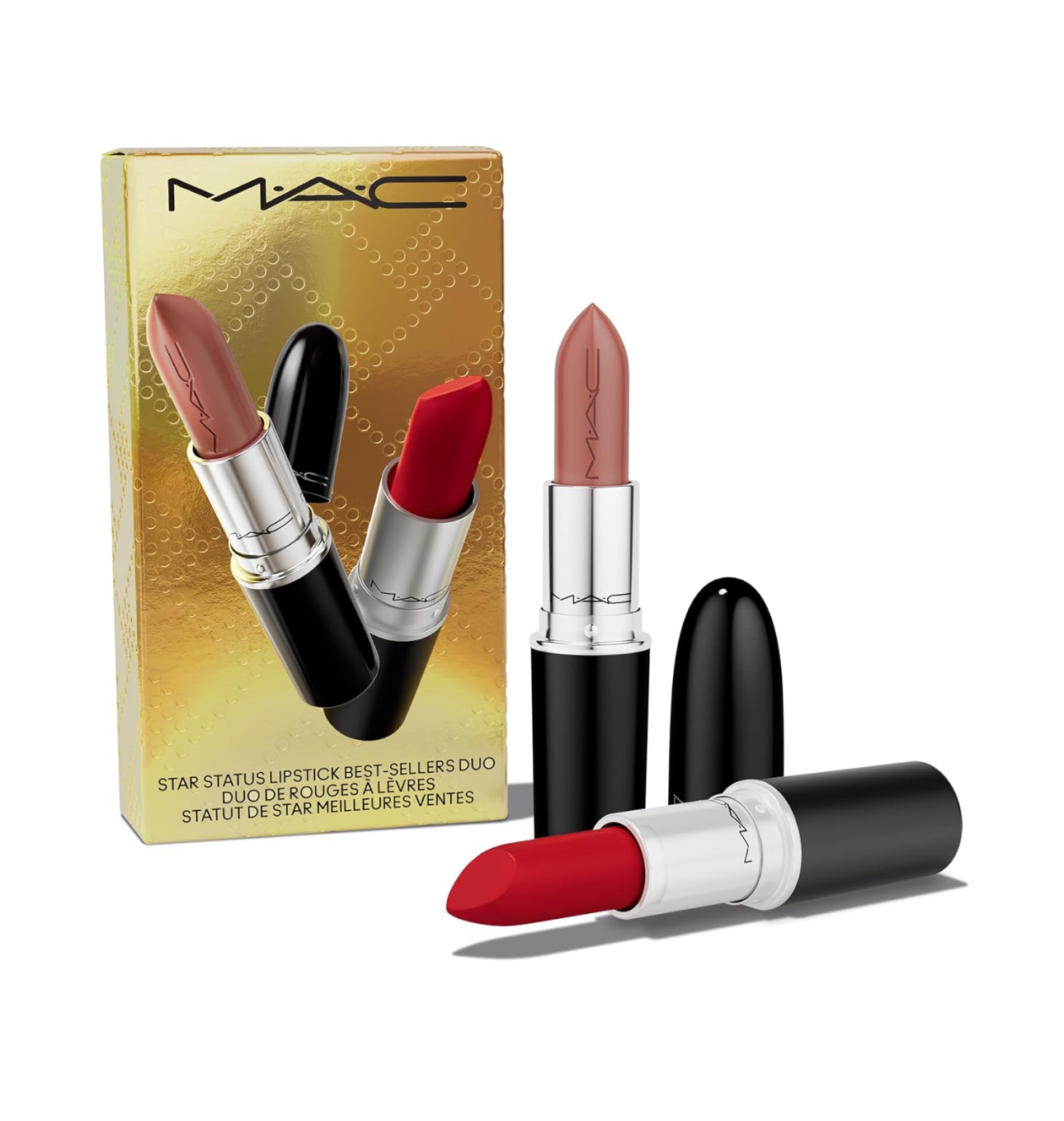 MAC Star Status Lipstick Duo Ruby Woo + Thanks, It’s MAC