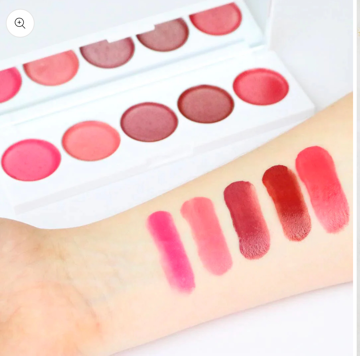 Seraphine Botanicals Lip & Cheek Cream Palette پنج رنگ کرمی