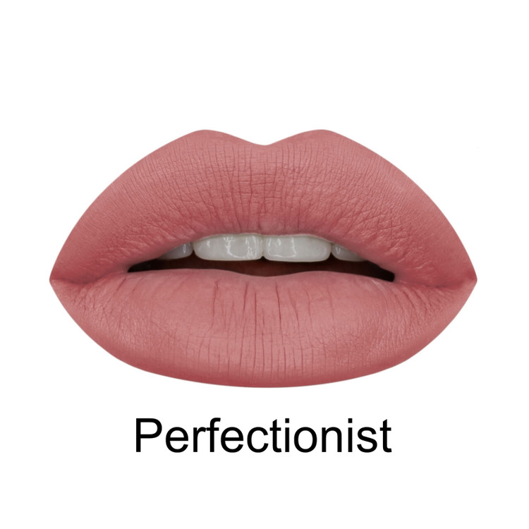 رژلب مایع هدی بیوتی رنگ Perfectionist فولسایز