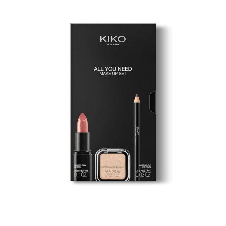 KIKO Milano Smart Fusion Lipstick 405 همراه مداد و سایه