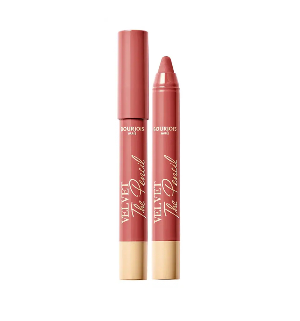 1.	مداد رژلب بورژوا Bourjois Velvet Lipstick Pencil رنگ 04 Less is Brown
