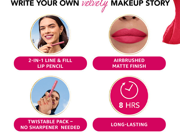 مداد رژلب مات بورژوا رنگ 04 قهوهای مخملی