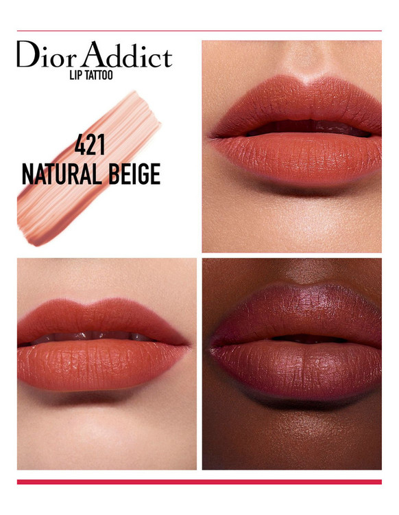 Dior Addict Lip Tattoo 421 Natural Beige 6ml – تینت لب ماندگار دیور