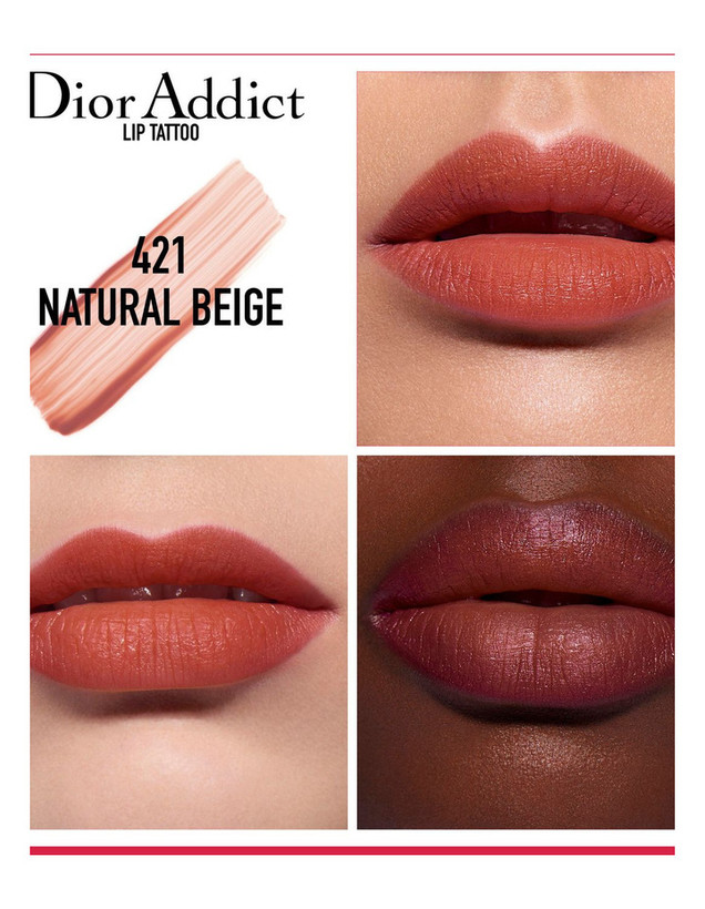 Dior Addict Lip Tattoo 421 Natural Beige 6ml – تینت لب ماندگار دیور