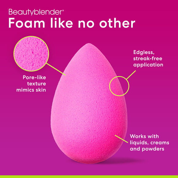 Pink Beauty Blender sponge full size