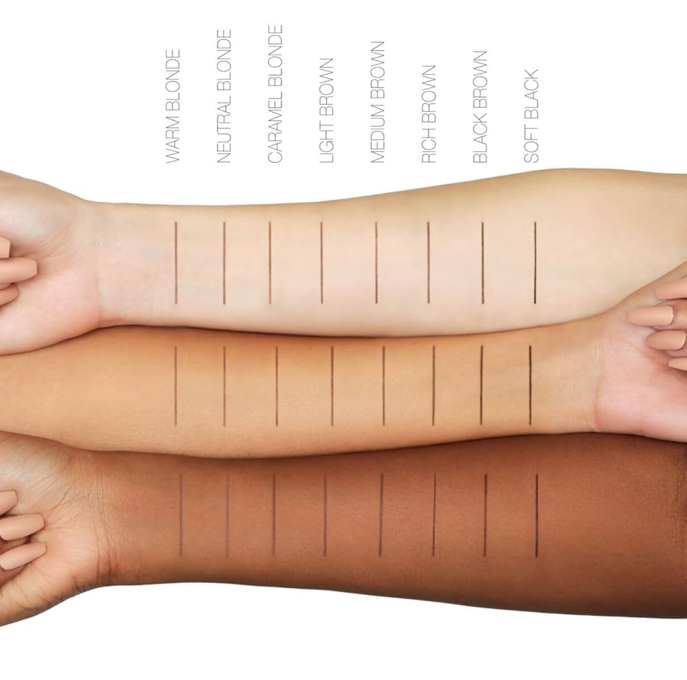 مداد ابرو میکرو هدی بیوتی Huda Beauty BombBrows Microshade رنگ 5 Medium Brown