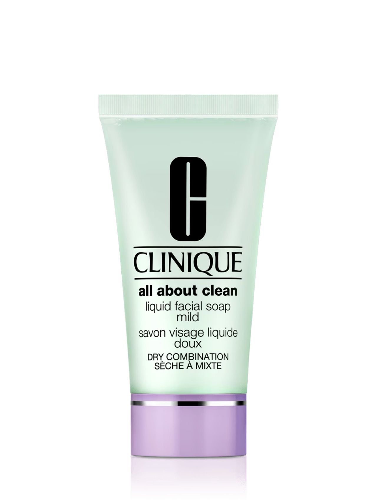 شوینده صورت مایع کلینیک مدل All About Clean Liquid Facial Soap Mild حجم 30 میلی‌لیتر