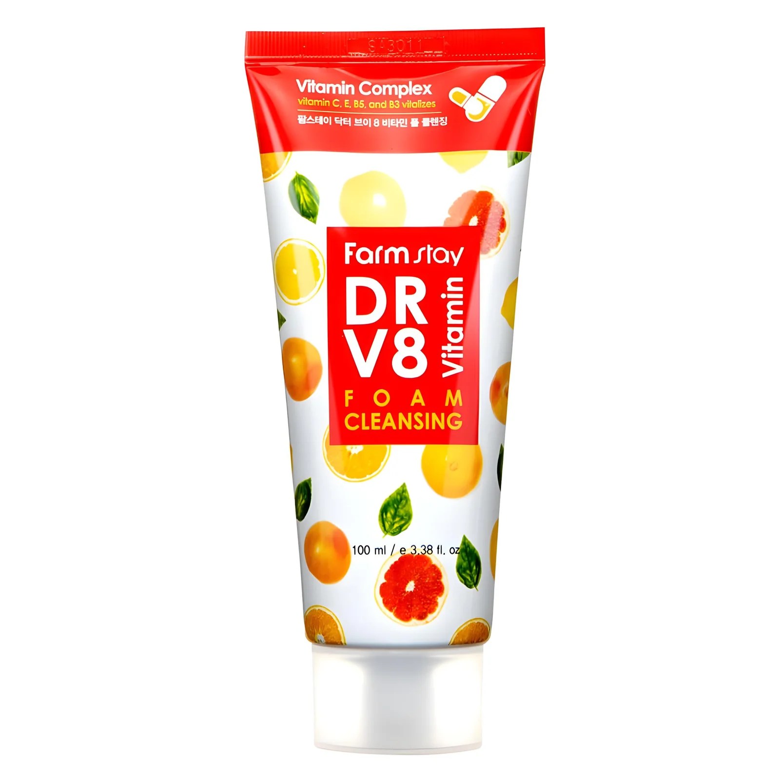 فوم شستشوی صورت ویتامین کمپلکس فارم استی مدل DR-V8 حجم 100 میلی‌لیتر