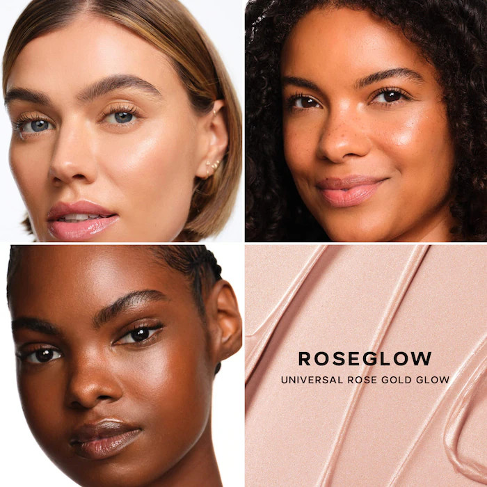سرم چند منظوره درخشانکننده و هایلایتر ژلی Saie مدل Glowy Super Gel –رنگ Roseglow حجم مینی سایز ۱۵ میل
