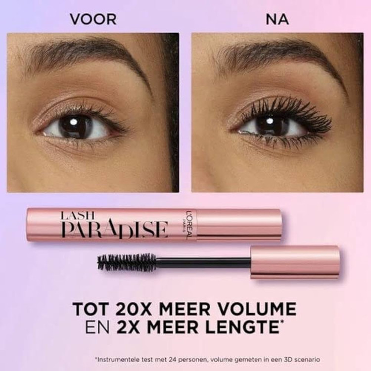 ریمل مینی لورآل پاریس مدل Lash Paradise مینی سایز