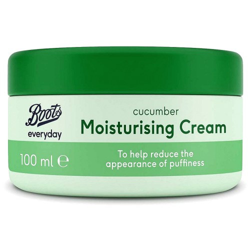 کرم مرطوب کننده صورت و بدن خیار everyday از برند Boots حجم ۱۰۰ میل کاسه ای
