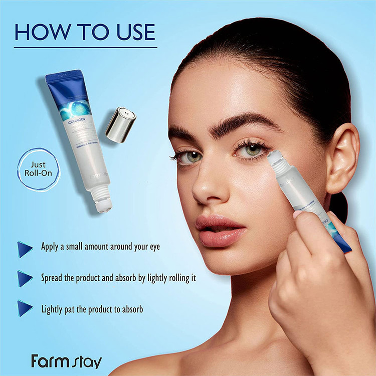 سرم دور چشم کلاژن Collagen Water Full Moist حجم ۲۵ میل
