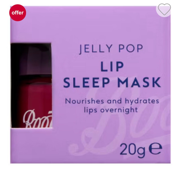 ماسک لب شبانه بوتس مدل Jelly Pop –حجم فولسایز ۲۰ گرم