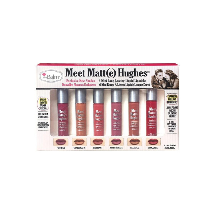 ست ۶ عددی رژلب مایع مینی مات و ماندگار دبالم مدل Meet Matt(e) Hughes